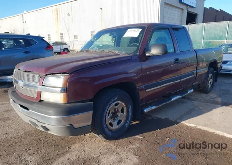 2003 Chevrolet Silverado 1500 Ls из США, поврежденный, VIN 2GCEC19T631288034